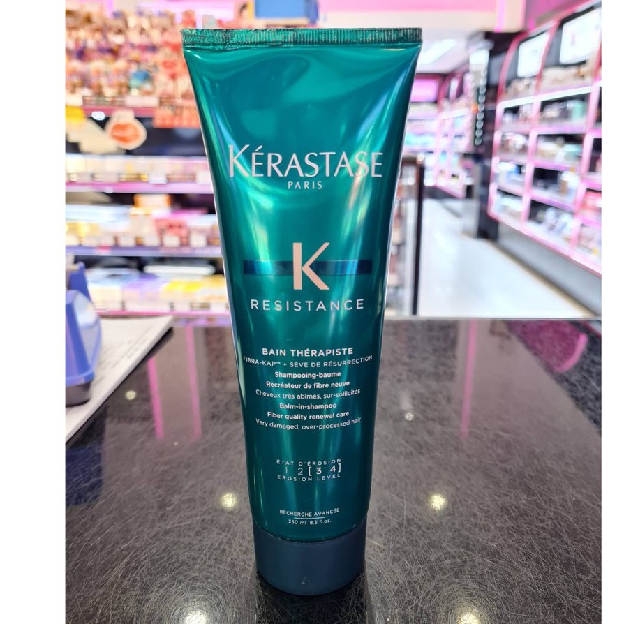 แท้พร้อมส่ง‣ KERASTASE Resistance Bain therapiste Shampooing-baume แชมพูเนื้อบาล์ม เคเรสตาส