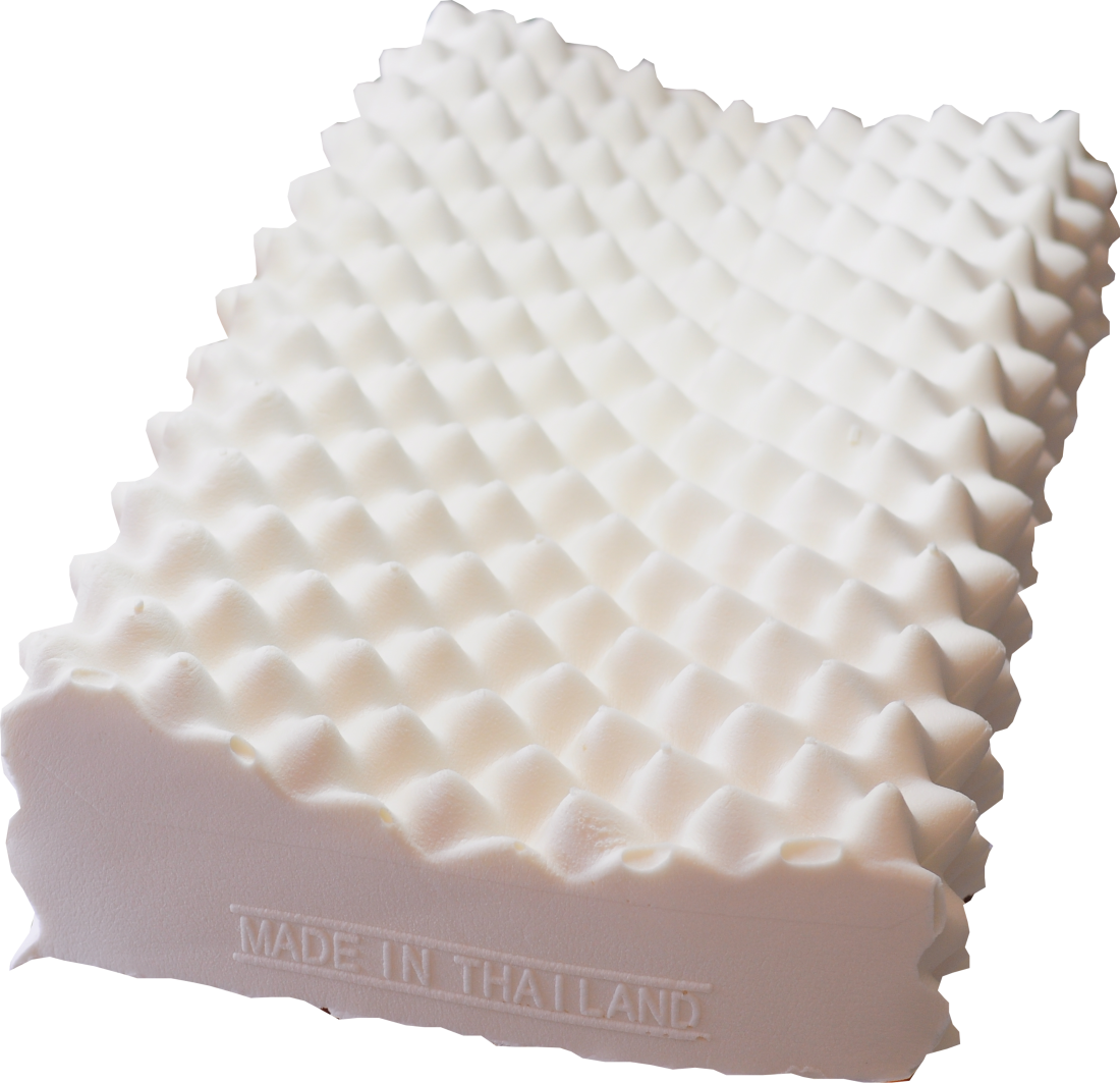 หมอนยางพารา หมอนเพื่อสุขภาพ ทำจากยางพาราแท้ มีปุ่มนวด