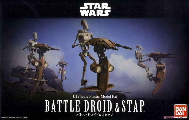 1/12 Battle Droid and Stap BANDAI - Star Wars