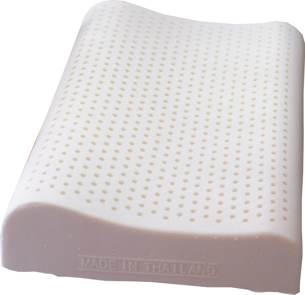 หมอนยางพารา หมอนเพื่อสุขภาพ ทำจากยางพาราแท้ ผิวเรียบ