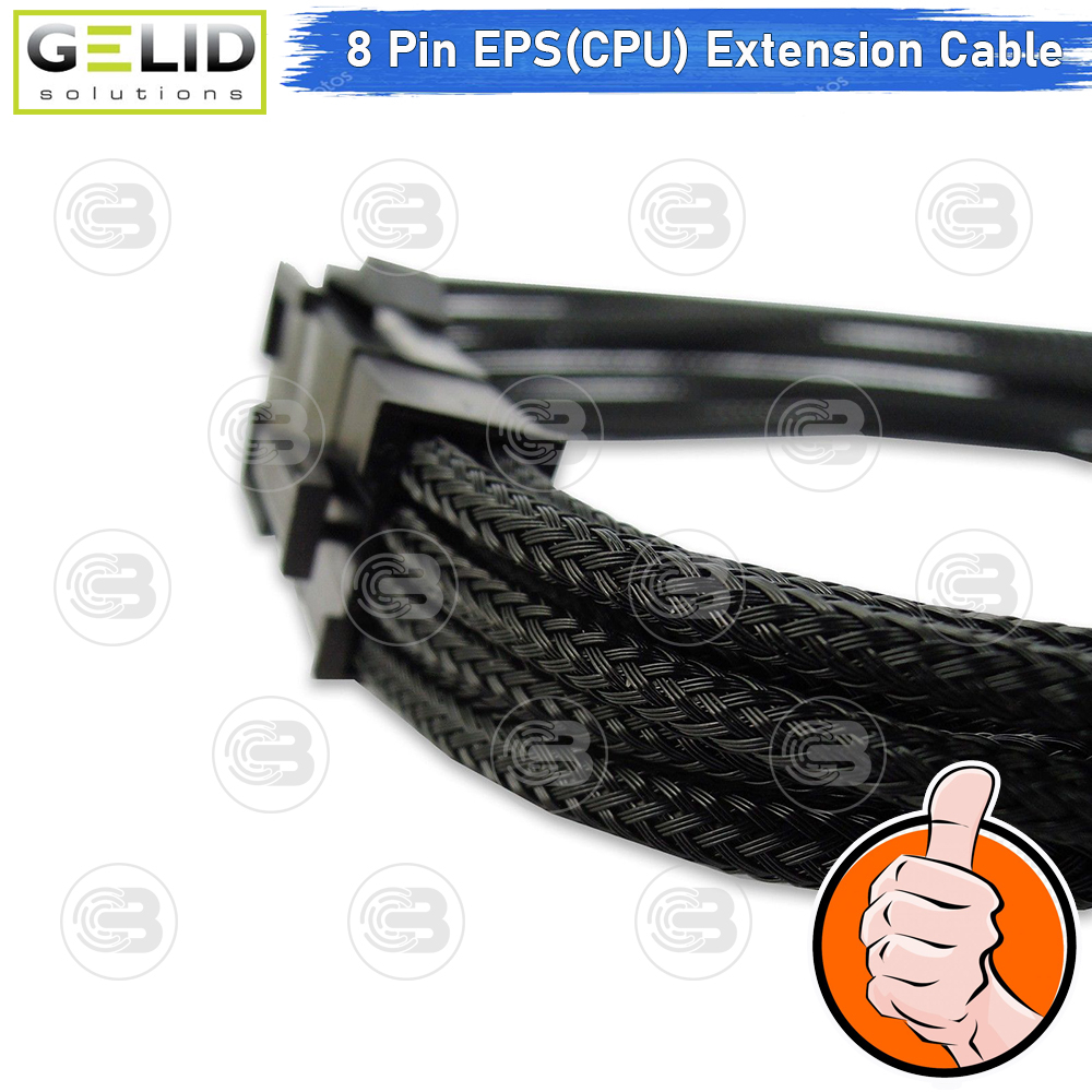 [CoolBlasterThai] GELID 8-Pin EPS (CPU) EXTENSION BLACK CABLE(CA-8P-01)