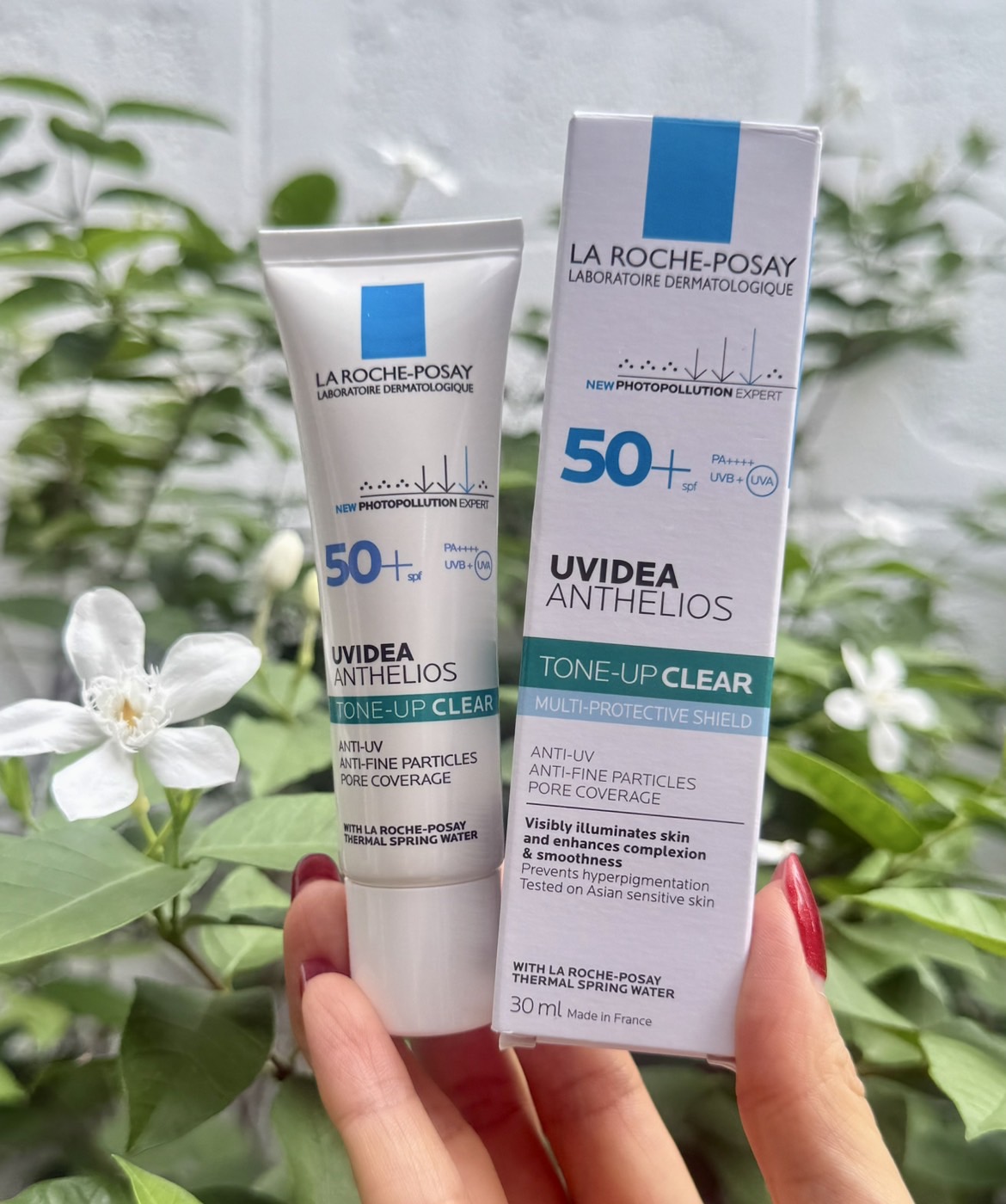 La Roche-Posay Uvidea Tone-up Clear SPF50+ PA++++ 30ml. แพ็คเก็จญี่ปุ่น กันแดดปรับโทนผิวให้สม่ำเสมอ