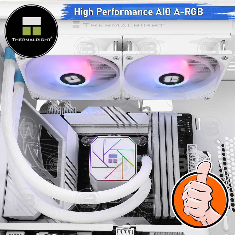 [CoolBlasterThai] Thermalright Aqua Elite 240 WHITE V3 ARGB AIO Liquid CPU Cooler (AM5/LGA1851 Ready) ประกัน 3 ปี