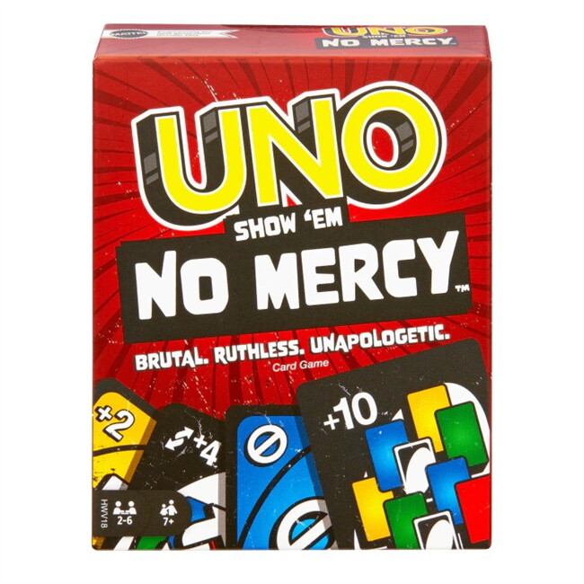 UNO Show ‘Em No Mercy การ์ดอูโน่ โน เมอร์ซี่ ลิขสิทธิ์แท้ #HWV18