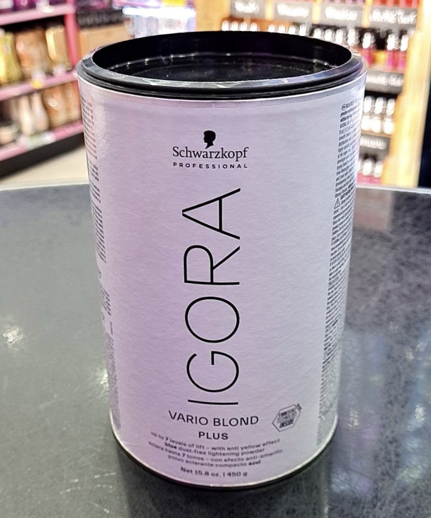 แท้พร้อมส่ง○ Schwarzkopf lgora vario Blond Plus / Blondme Bond enforcing premium Lightener 9+ dust free 450g ผงฟอก