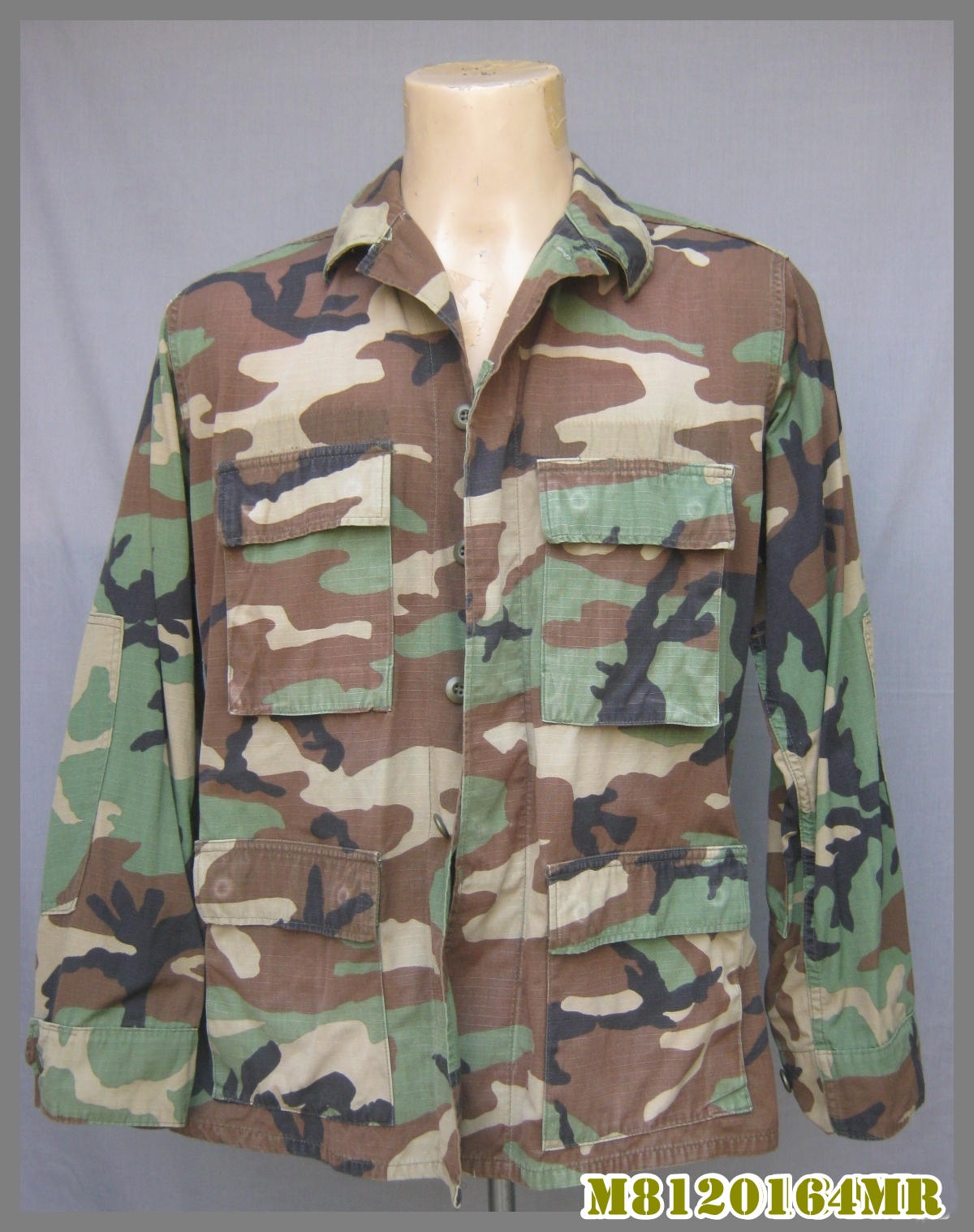 เสื้อทหารสหรัฐ M81 ลาย woodland