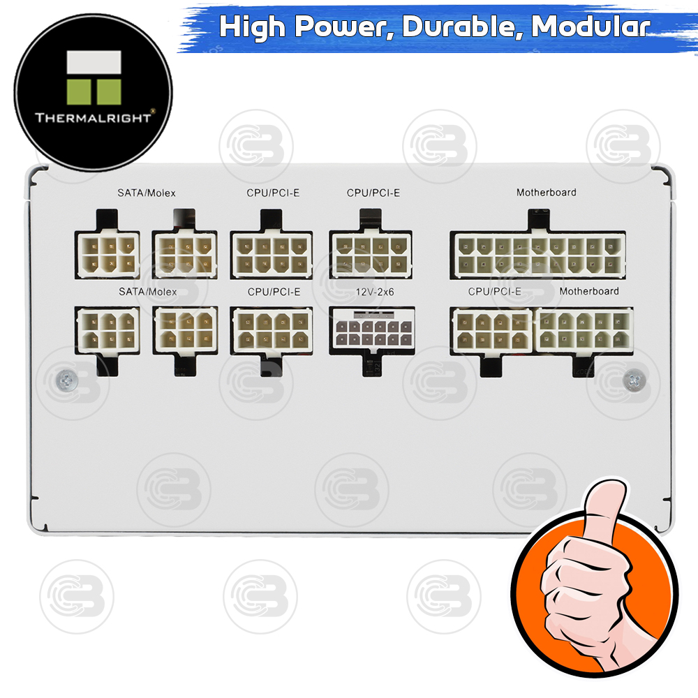 [CoolBlasterThai] Thermalright Power Supply 1000W 80 Plus Gold Full Modular (AG-1000-W) ประกัน 10 ปี
