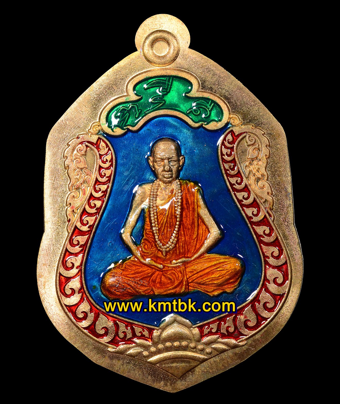 (โชว์) เหรียญเสมาบูชาครู หลวงปู่ข้าวแห้ง หลังนารายณ์ออกศึกตรึงไตรภพ วัดตาปันศรัทธาธรรม จ.สุรินทร์ ลองพิมพ์ไม่ตัดปีก เนื้อทองทิพย์ลงยา หลังจารมือ ขนาดห้อยคอ รุ่น บูชาครูเศรษฐีรับทรัพย์