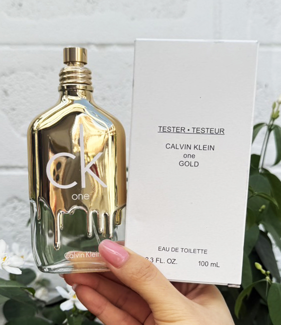 Calvin Klein CK One Gold Eau De Toilette 100ml. [กล่อง/Tester] น้ำหอมซีเค วัน โกลด์