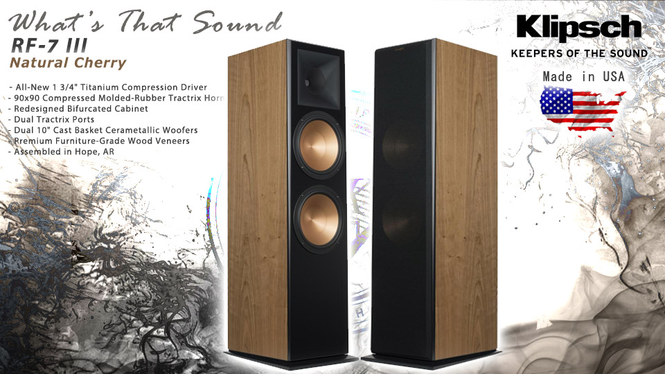 Klipsch RF-7 III Natural Cherry