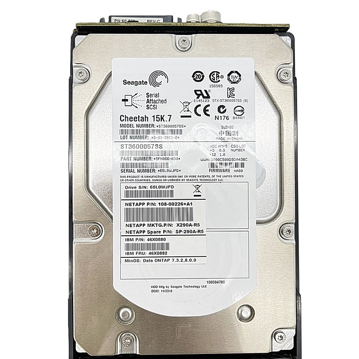 NetApp X290A-R5 108-00226 [TorCompTH Thailand ขาย จำหน่าย ราคา] NetApp 600GB 15K 3G SAS 3.5in LFF HDD