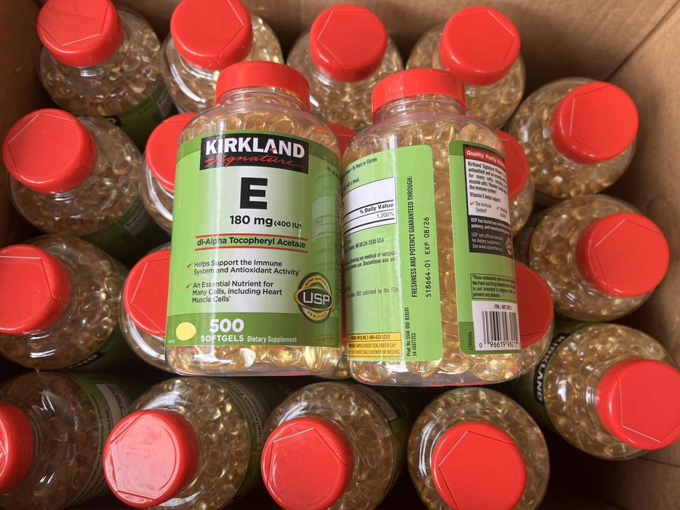 Kirkland Signature Vitamin E 400 I.U (500เม็ด) เคิร์กแลนด์ วิตามินอี