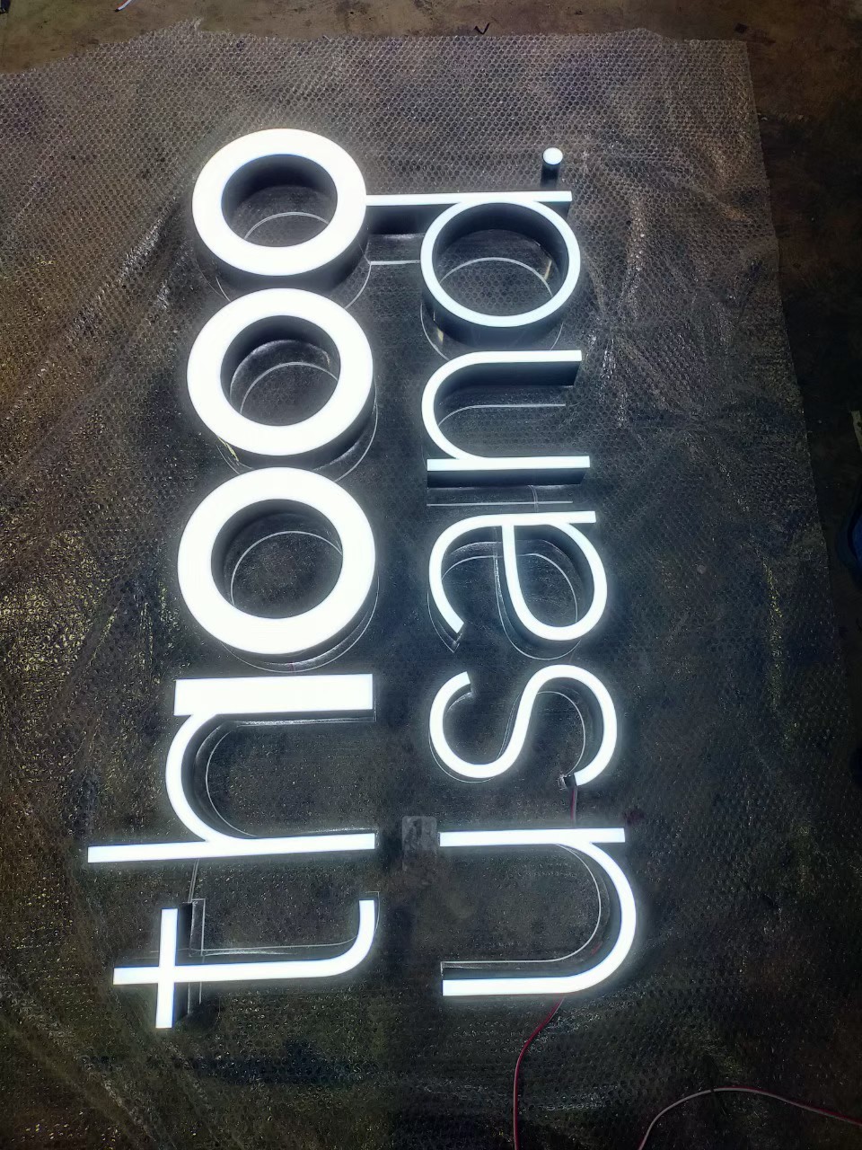 งานป้ายกล่องไฟ