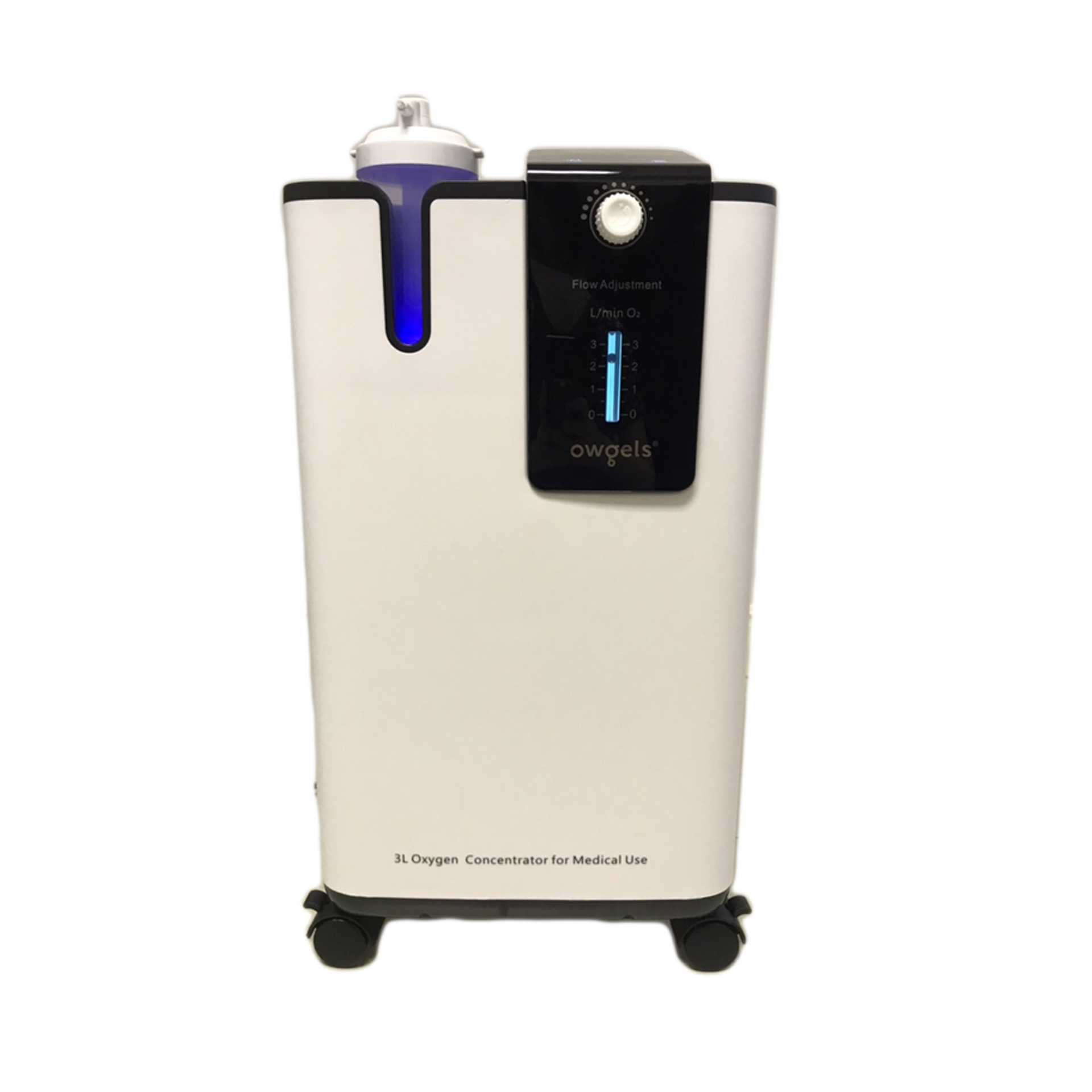 เครื่องเพิ่มความเข้มข้นของออกซิเจน 3 ลิตร ชนิดพ่นละอองยาได้ ยี่ห้อ Owgel รุ่น OZ-3-01TW0 (with Nebulizer Installation)