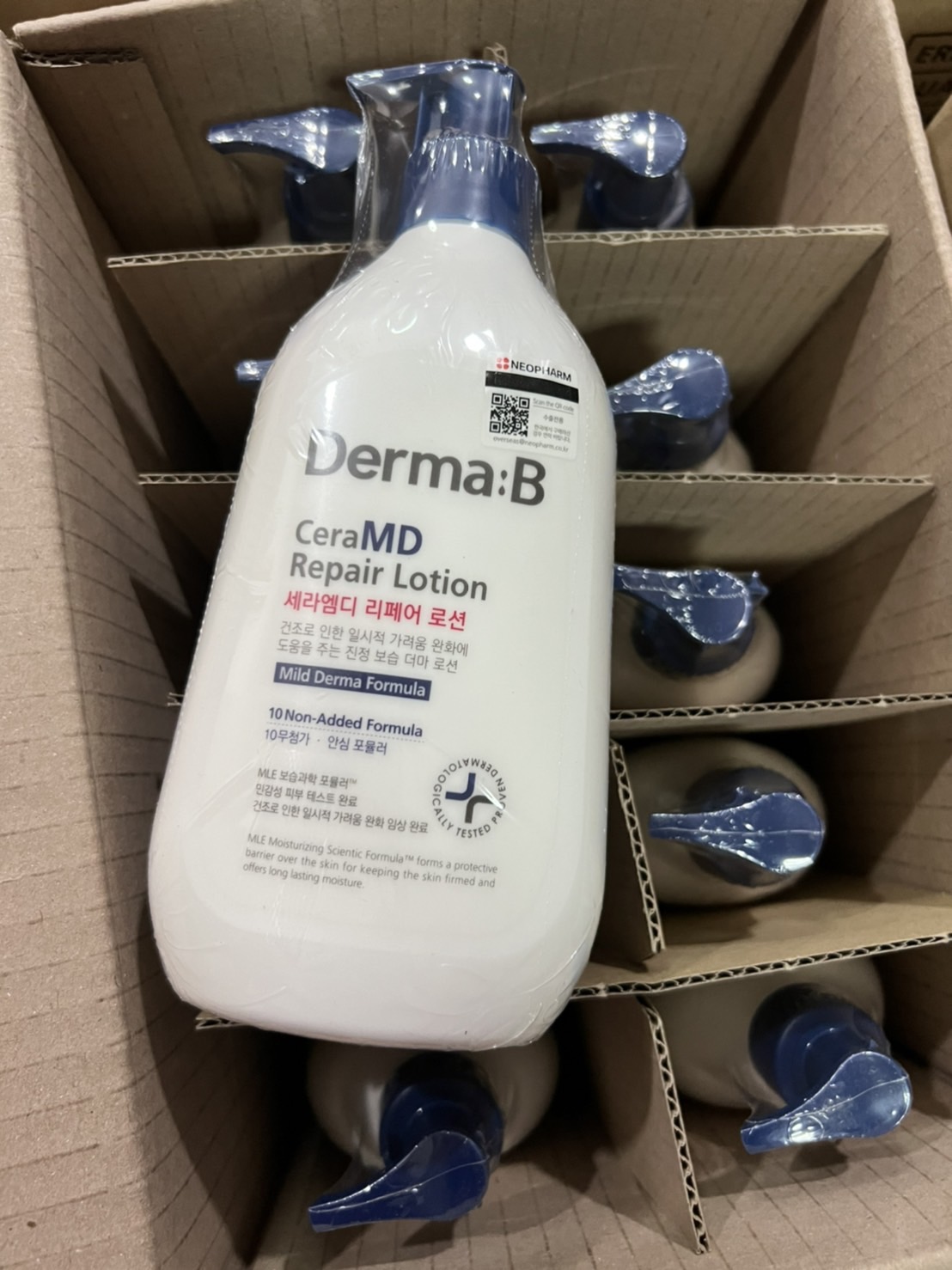 Derma:B CeraMD Repair Lotion 400ml. โลชั่น