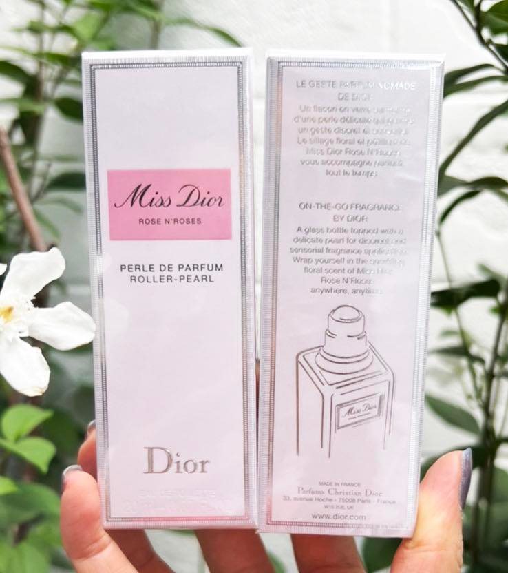 Miss Dior Rose N'Roses Roller Pearl 20ml. น้ำหอมหัวลูกกลิ้ง