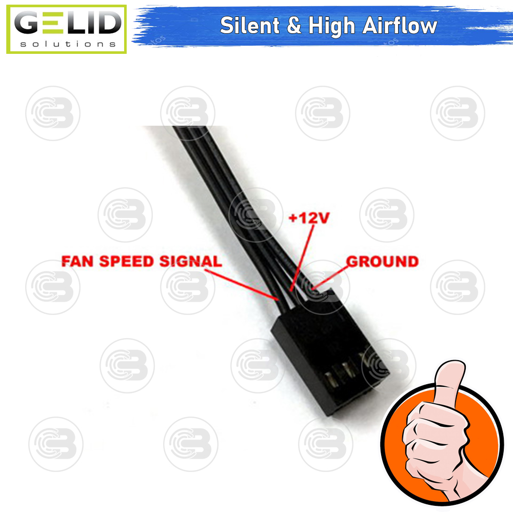[CoolBlasterThai] GELID Silent 7 PC Fan Case size 70 mm. ประกัน 3 ปี (FN-SX07-22)