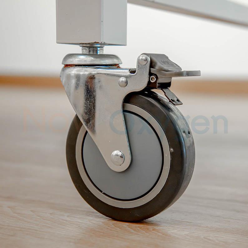 เตียงผู้ป่วย 2 ฟังก์ชั่น แบบมือหมุน (Manual) ปรับพนังพิงหลัง และปรับงอเข่า (ปรับความสูง-ต่ำไม่ได้) รับประกันศูนย์ไทย 6 ปี