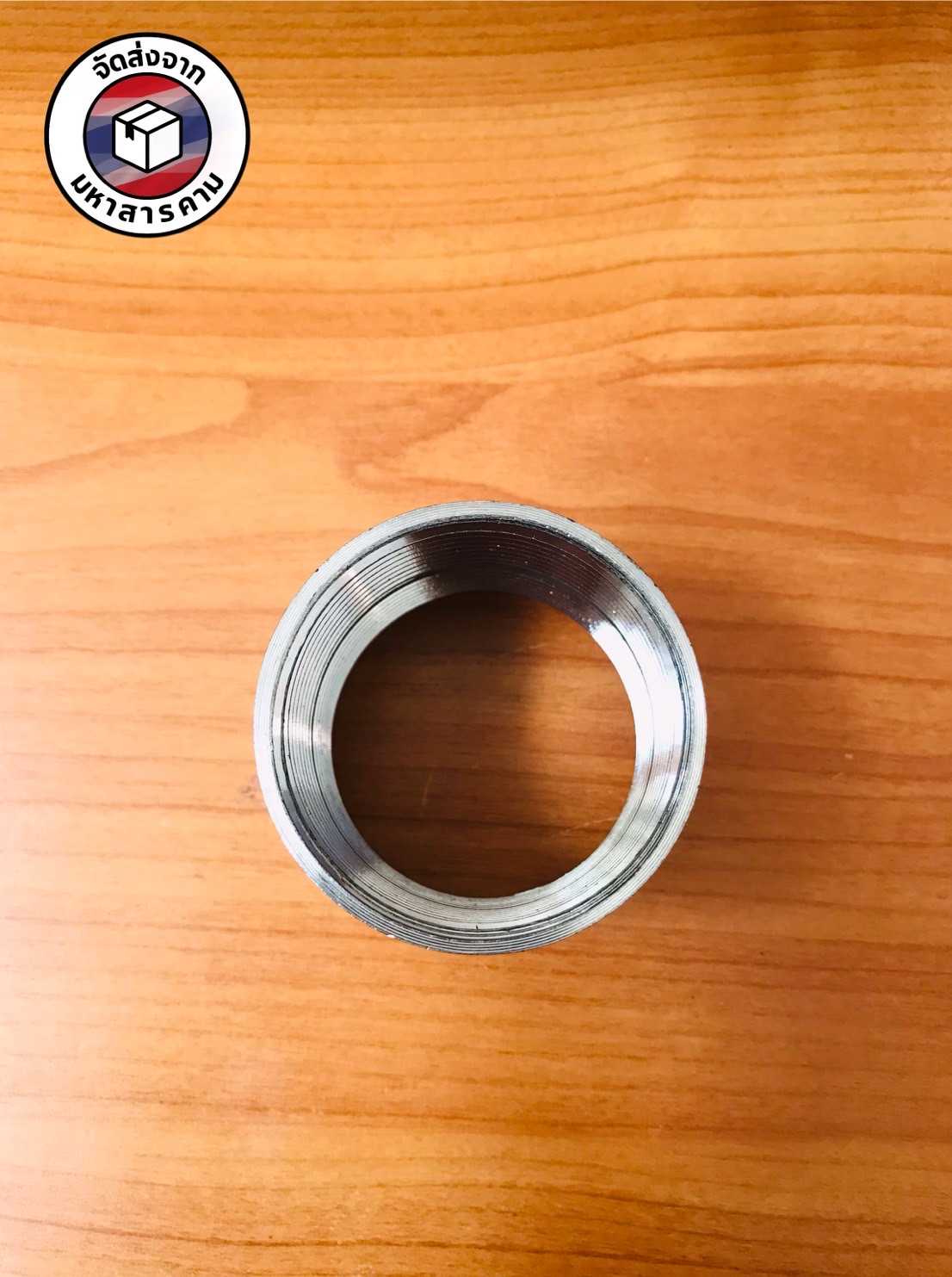 ข้อต่อตรงเกลียวใน สแตนเลส 304 ขนาด 1 1/2 นิ้ว(Stainless Steel 304 Female Thread Coupling 1 1/2 Inch)#112304