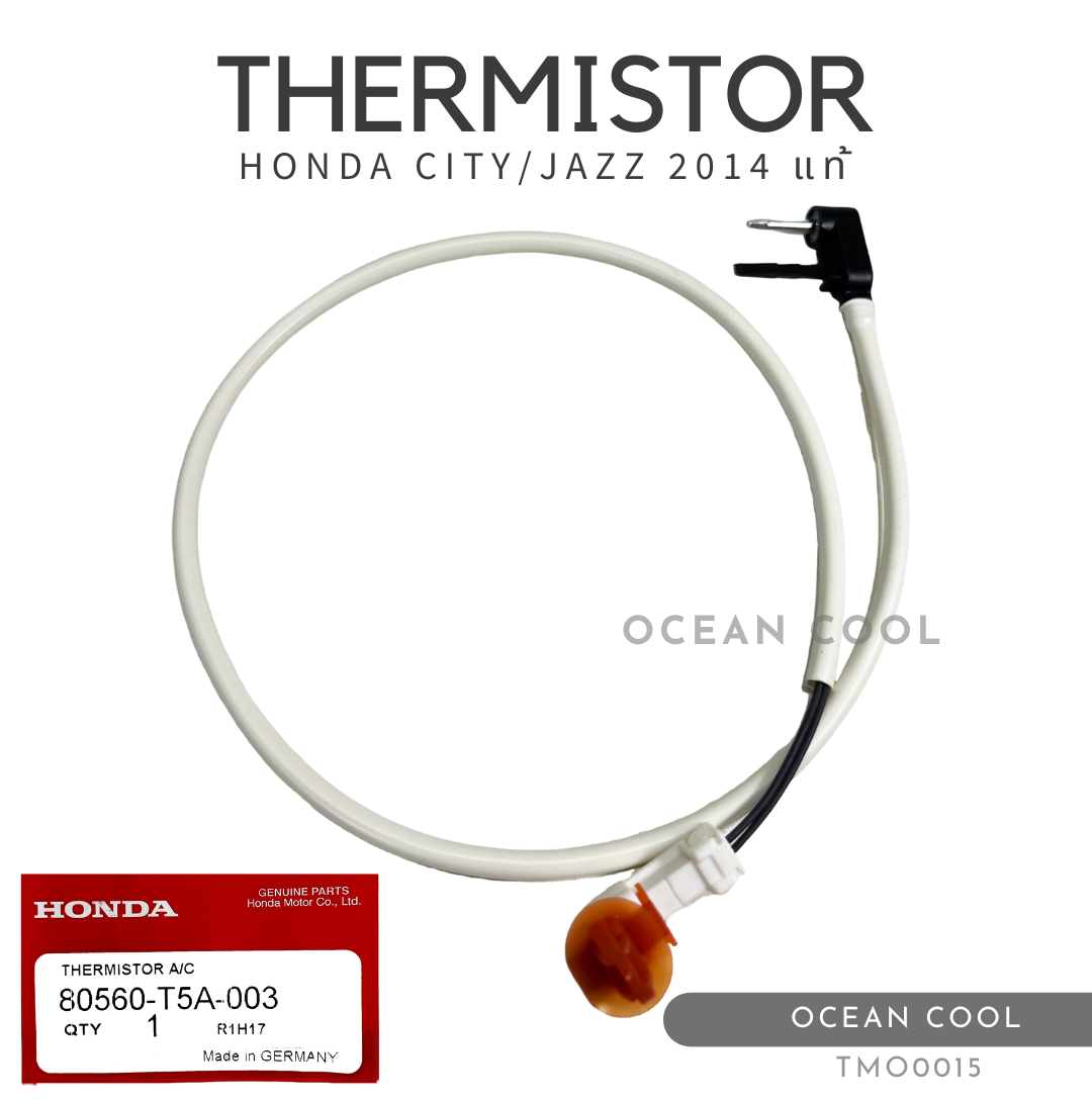 หางเทอร์โม ฮอนด้า ซิตี้ , แจ๊ส 2014 แท้เบิกห้าง TMO0015 HONDA 80560-T5A-003 THERMISTOR HONDA CITY , JAZZ '14 หางหนู เซนเซอร์ เทอร์มิสเตอร์