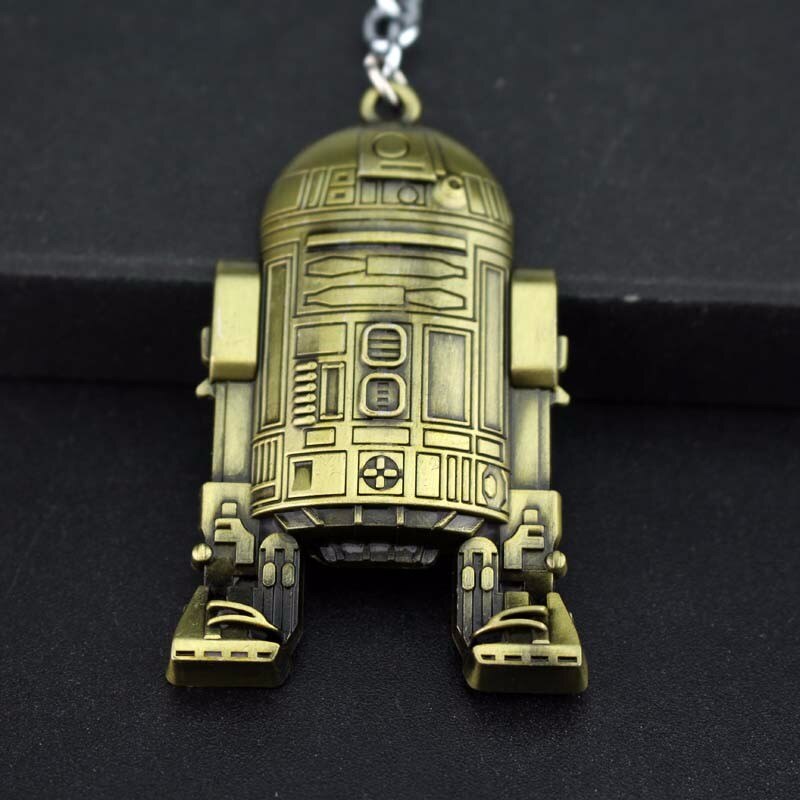 พวงกุญแจ โลหะ R2-D2 สีบรอนซ์ - Star Wars Keychain