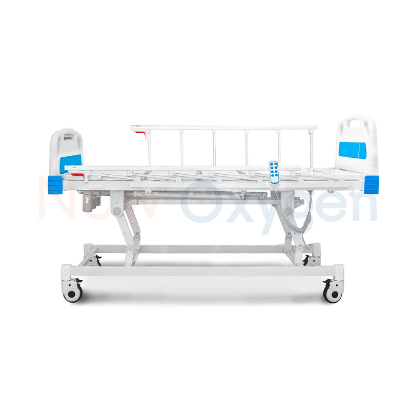 เตียงผู้ป่วย 4 ฟังก์ชั่น ระบบ Hybrid ใช้ได้ทั้งระบบไฟฟ้าและมือหมุน เวลาไฟฟ้าดับก็สามารถปรับด้วยมือหมุนได้ รับประกันศูนย์ไทย 6 ปี