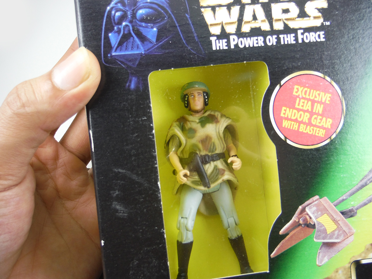 Speeder Bike With Princess Leia - Star Wars Hasbro (1997 Toys)