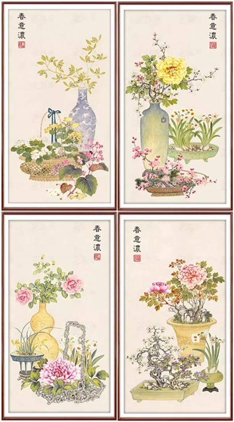 Ancient flower (พิมพ์ลาย)