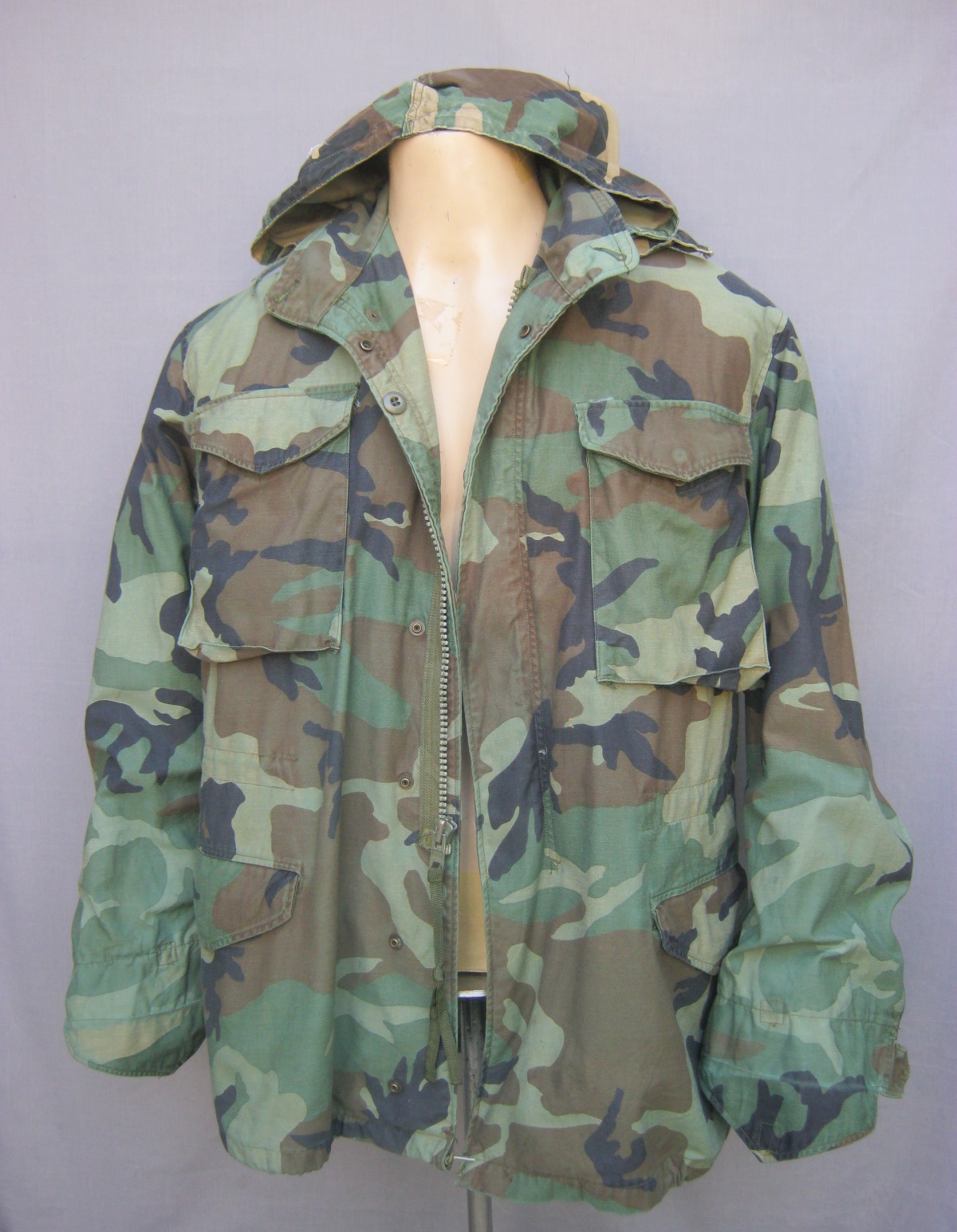 เสื้อทหาร M65 Woodland Medium Long