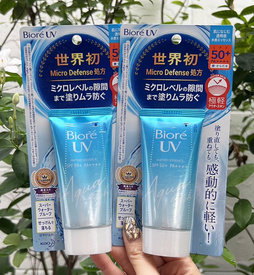 Biore UV Aqua Rich Watery Essence SPF50+PA+++ 50g. ครีมกันแดดสูตรน้ำเนื้อเอสเซ้นส์