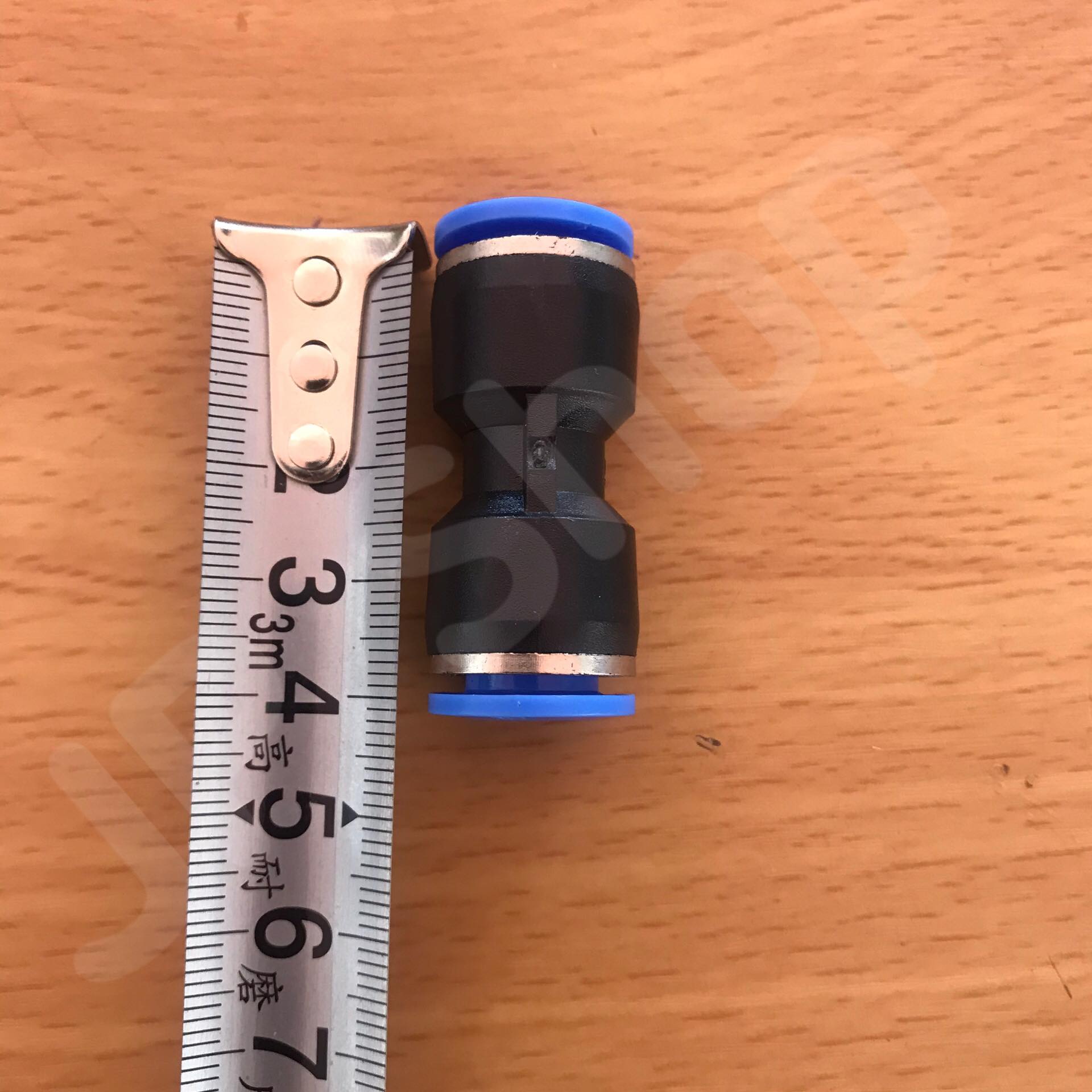 ข้อต่อลม PU 10 มม.-ต่อตรง ฟิตติ้งสายลม ต่อสายลม 10 มม. #9772