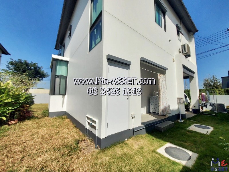 ขายบ้านเดี่ยว ย่าน บางบ่อ บางนา บางพลี เทพารักษ์ บางเสาธง : ม.สราญสิริ บางนา Saransiri Bangna : 2 ชั้น 61.4 ตร.วา