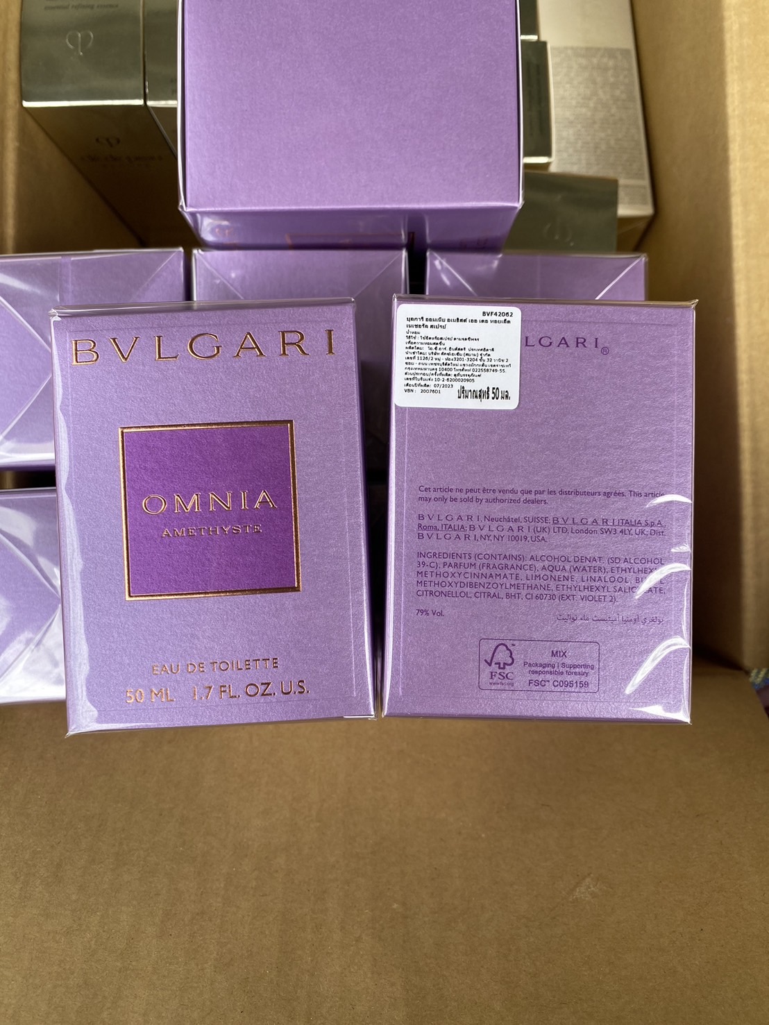 Bvlgari Omnia Amethyste Eau De Toilette 50ml. น้ำหอมของแท้