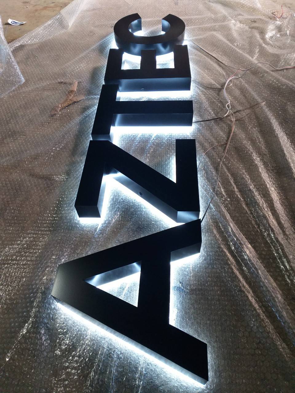 ป้ายไฟออกหลัง 110x30 cm