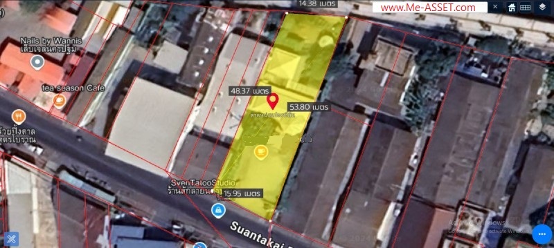 ขายที่ดินพร้อมสิ่งปลูกสร้าง ย่าน สวนตะไคร้ สนามจันทร์ พระปฐมเจดีย์ เซ็นทรัลนครปฐม : ใกล้มหาวิทยาลัยศิลปากร : 1.5 ชั้น 197 ตร.วา