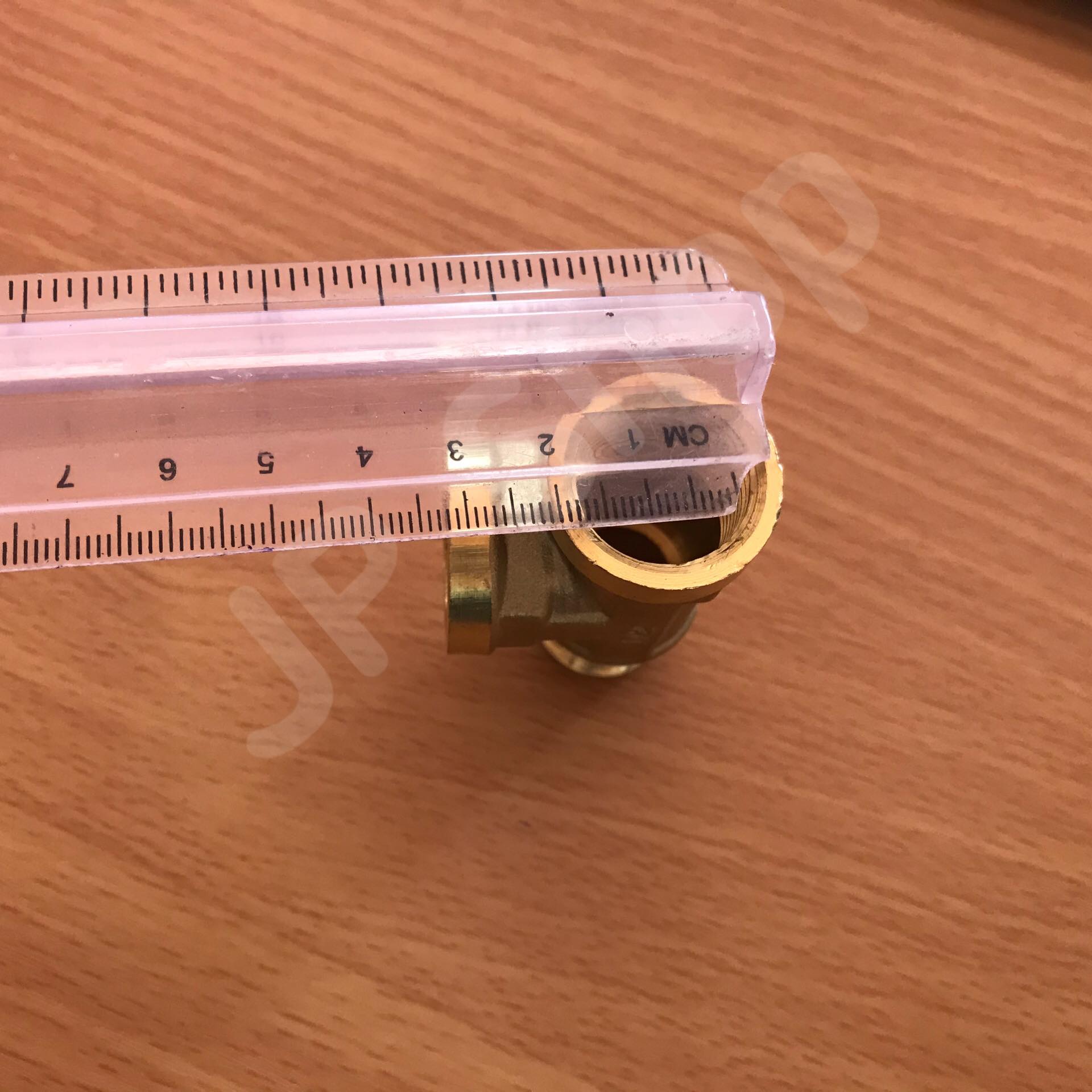 ข้อต่อทองเหลืองสามทางขนาด 4 หุน เกลียวนอก1 เกลียวใน 2 ข้อต่อ เกลียวนอก-ใน-ใน ทองเหลือง สามทาง #2254