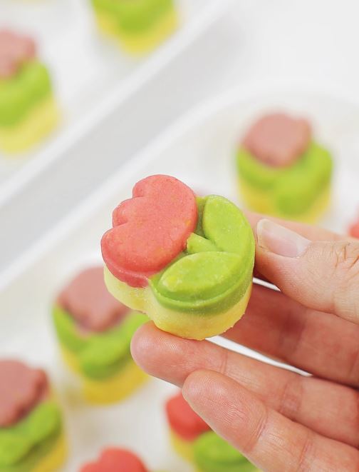 เซ็ตพิมพ์กดขนม เซ็ตพิมพ์กดคุกกี้ ลายทิวลิป Fresh little tulip 20-30 กรัม