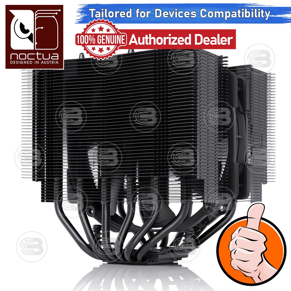 [CoolBlasterThai] Noctua NH-D15S chromax.black Heat Sink CPU Cooler (AM5/LGA1851 Ready) ประกัน 6 ปี