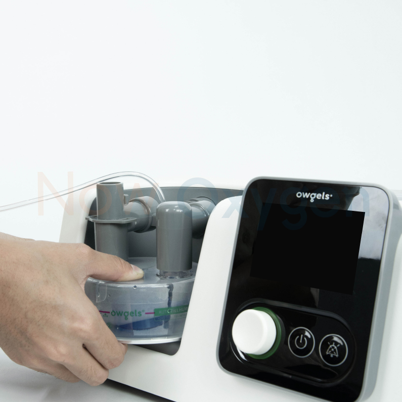 เครื่องควบคุมออกซิเจนอัตราการไหลสูง (High Flow) Owgels รุ่น OGM-70E ประกันศูนย์ไทย 2 ปี