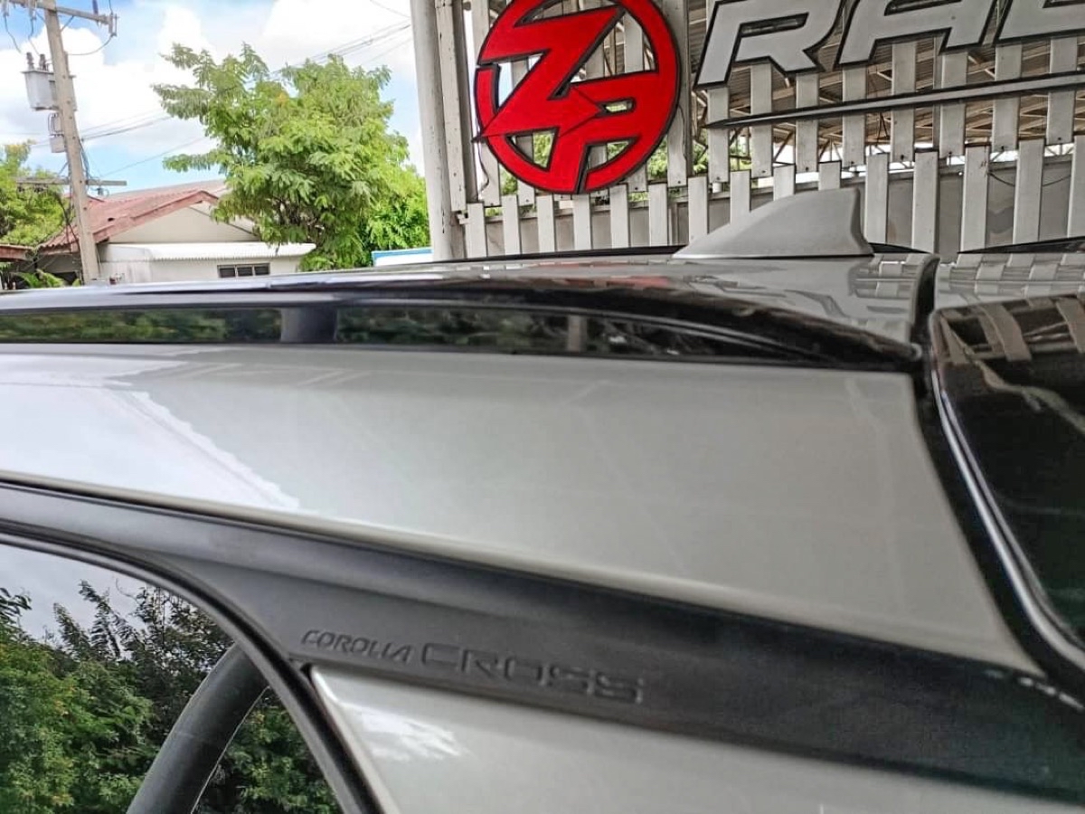 ราวหลังคา แรคหลังคา โตโยต้าครอส Roof Rack Toyota Corolla Cross วัสดุอลูมิเนียม
