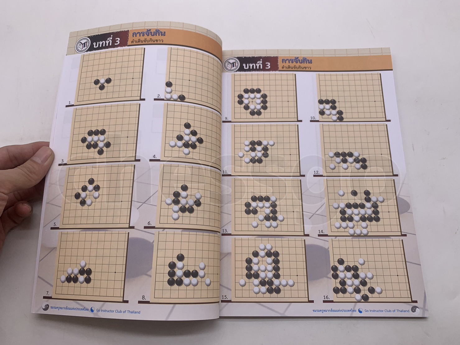 หนังสือหมากล้อม ปฐมบทแห่งการเริ่มต้น แบบฝึกหัดพื้นฐาน (12-8คิว)