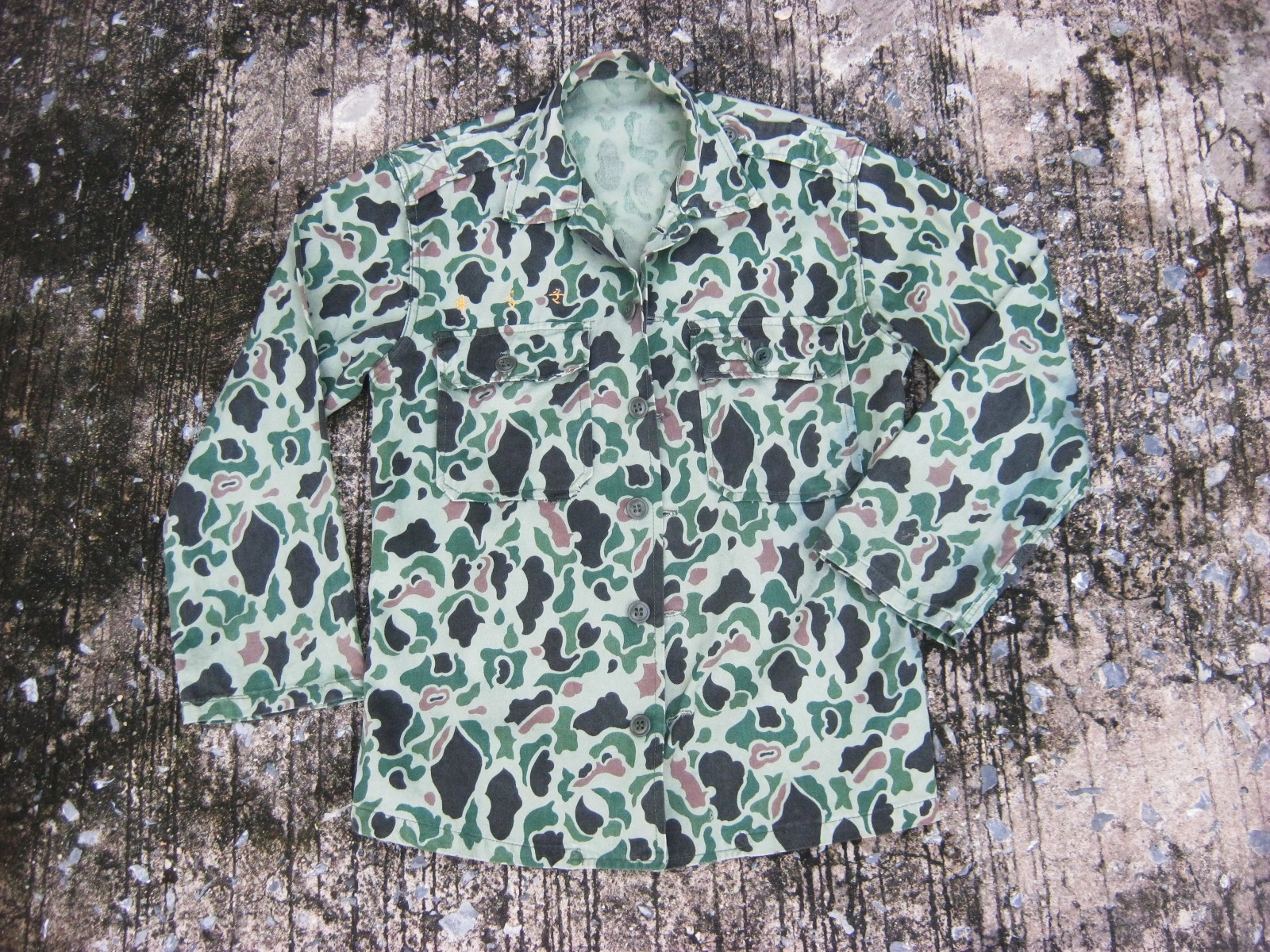เสื้อลาย กองทัพเกาหลีใต้ duck hunter pattern camouflage