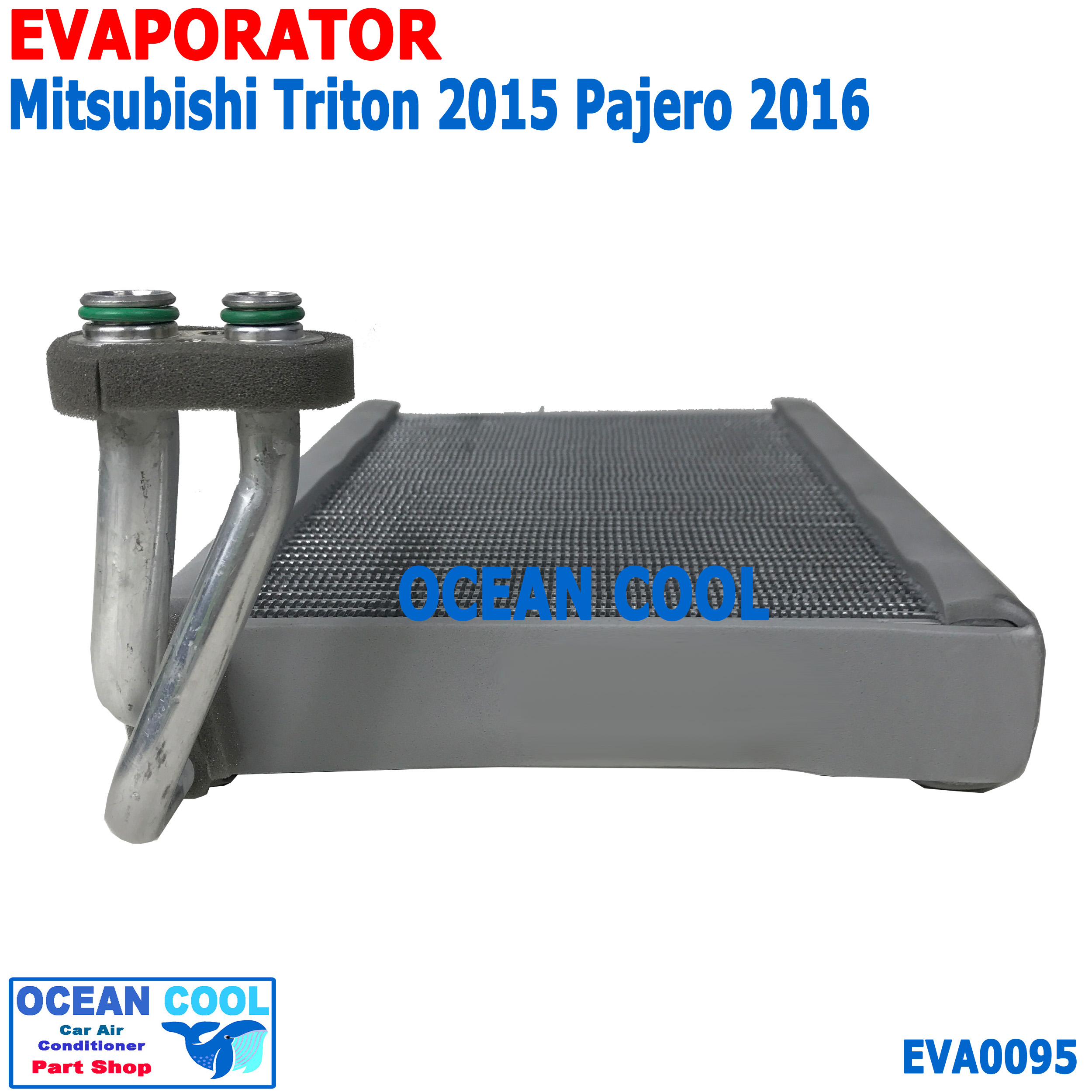 คอยล์เย็น มิตซูบิชิ ไทรทัน 2015 - 2020 ปาเจโร่ สปอร์ต 2016 EVA0095 EVAPORATOR FOR MITSUBISHI TRITON PAJERO SPORT คอยเย็น คอล์ยเย็น รังผึ้งแอร์ ตู้แอร์ รถยนต์ อะไหล่ แอร์ 2017 2018 2019 2020