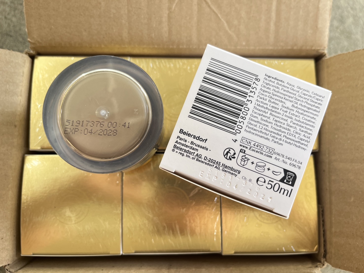 ครีมกลางคืน Eucerin Hyaluron-Filler + Elasticity Night Cream 50ml.