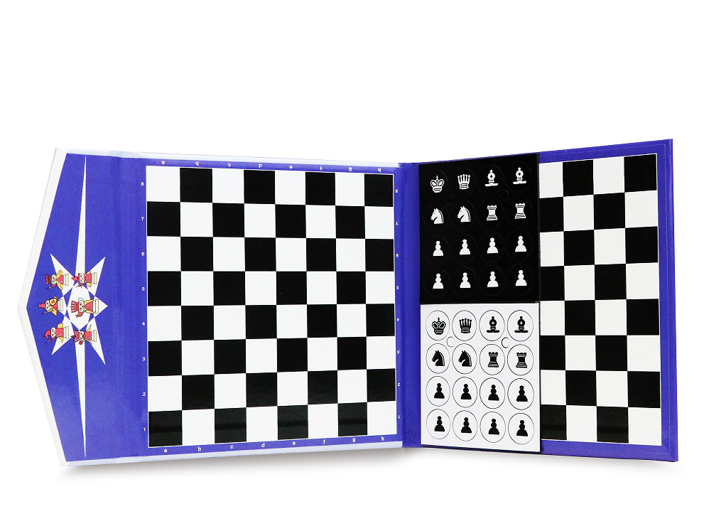 หมากรุกสากลแม่เหล็กพกพา Mini Chess (Pocket book-Style Travel Edition)