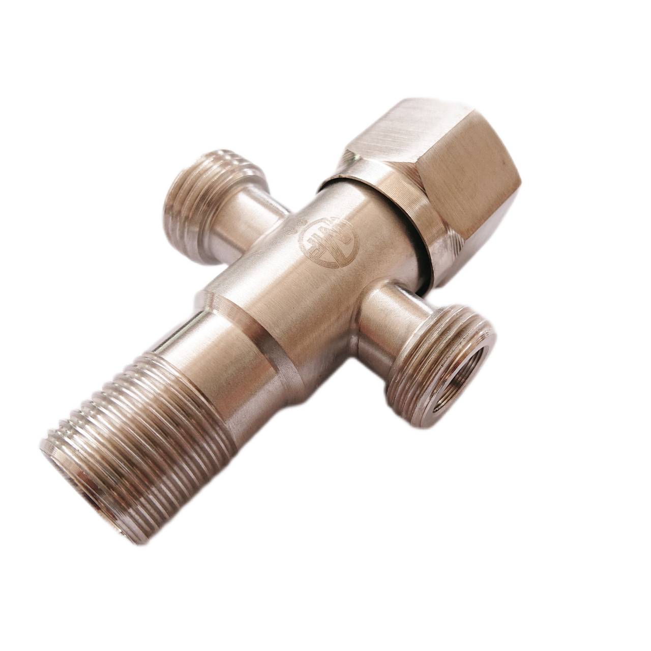 วาล์วฝักบัว 4หุน ฝังกำแพง สต๊อปวาล์ว วาล์วเปิด-ปิดน้ำ ก๊อกน้ำสแตนเลส SUS 304