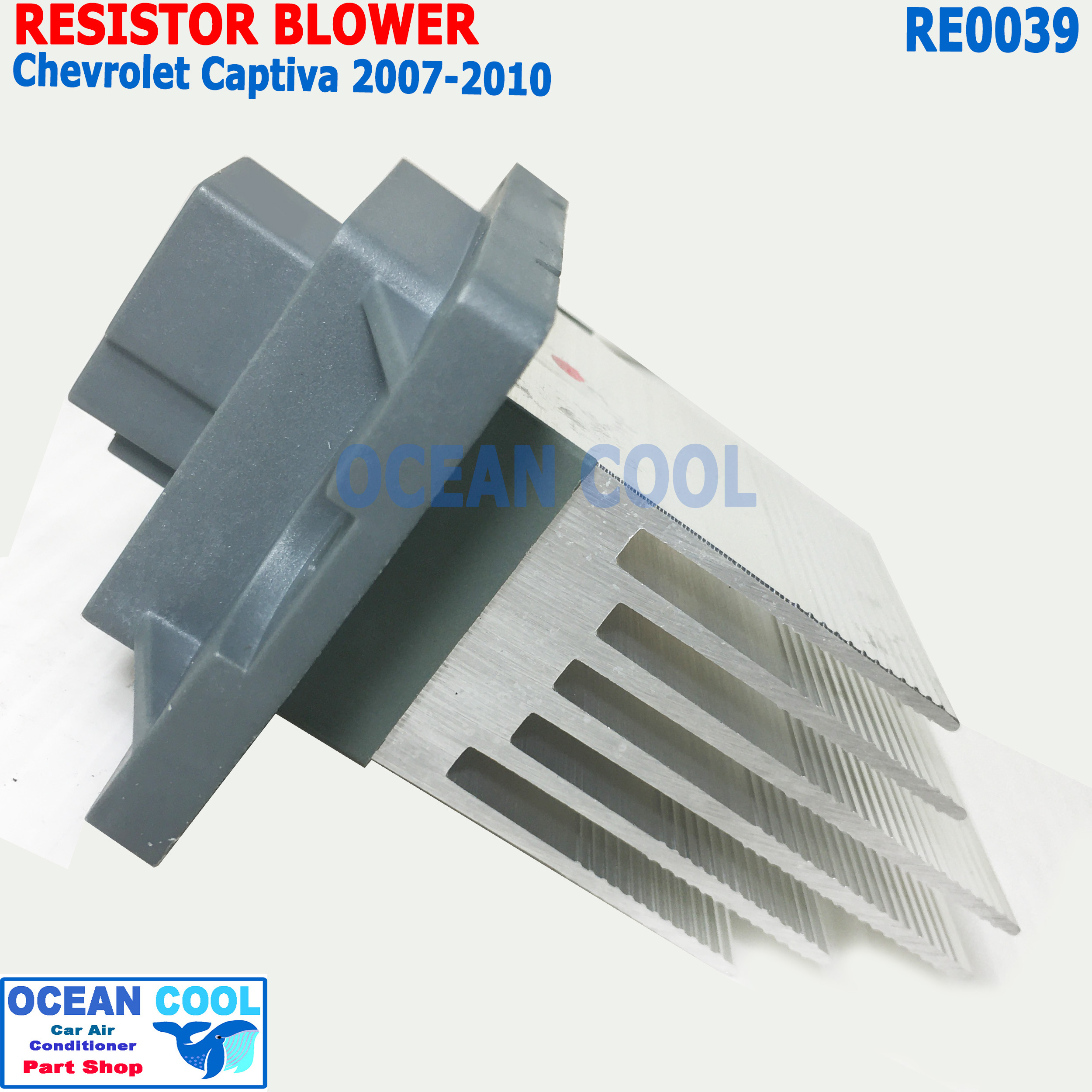 รีซิสแตนท์ ฟอร์ด เรนเจอร์ ปี 2012 - ปัจจุบัน มาสด้า บีที50 เชฟโรเลต แคปติวา 2007-2010 RE0039 Blower Motor Resistor Chevrolet Captiva Ford Ranger Mazda BT-50 Pro รีซิสเตอร์ พัดลม