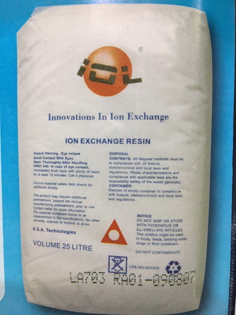 สารกรองเรซิ่น Regenerated Anion IOL 703H