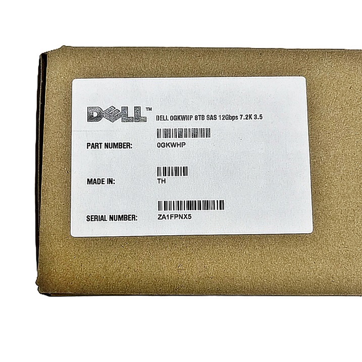NEW Dell 0GKWHP, GKWHP [TorCompTH Thailand] Dell 8TB 7.2K 12G SAS 3.5in HDD for Dell NX3230, MD1400, R720