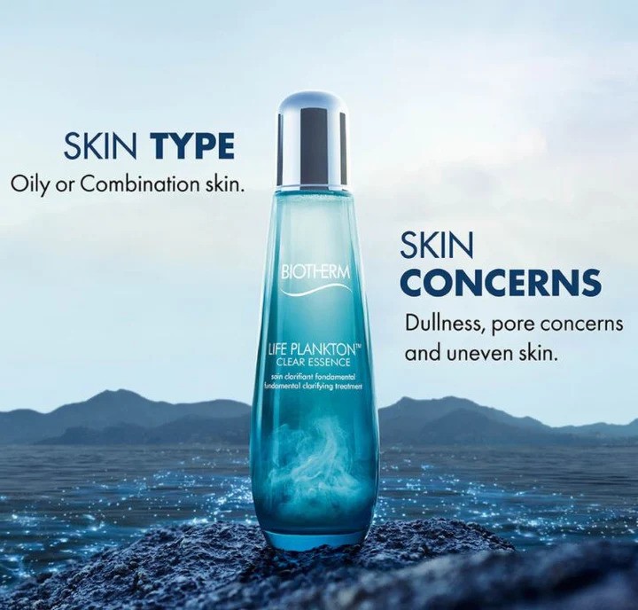 Biotherm Life Plankton Clear Essence 200ml. น้ำตบแพลงก์ตอนสูตรใหม่ สูตรกลางวัน ของหิ้วตปท.